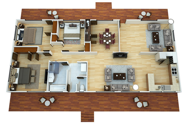 3d floor plan real estate