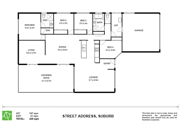 Black and White Real Estate Floor Plans Ipswich and Brisbane